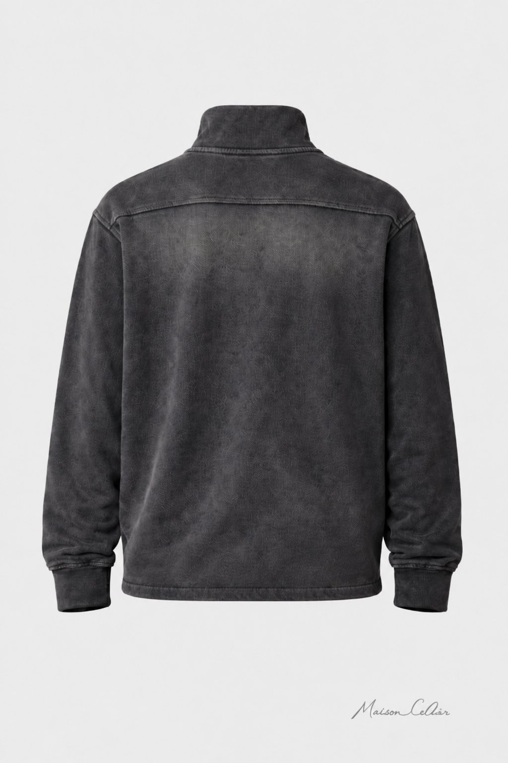 Noir-Wash Quarter-Zip