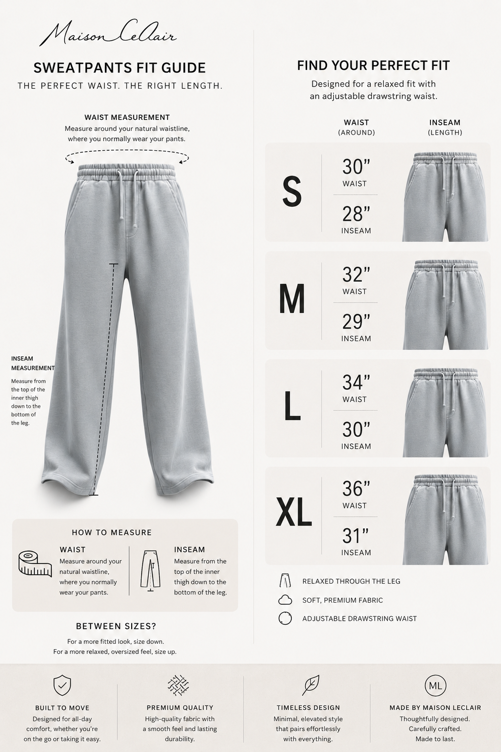 Raw-Edge Tape Sweatpants